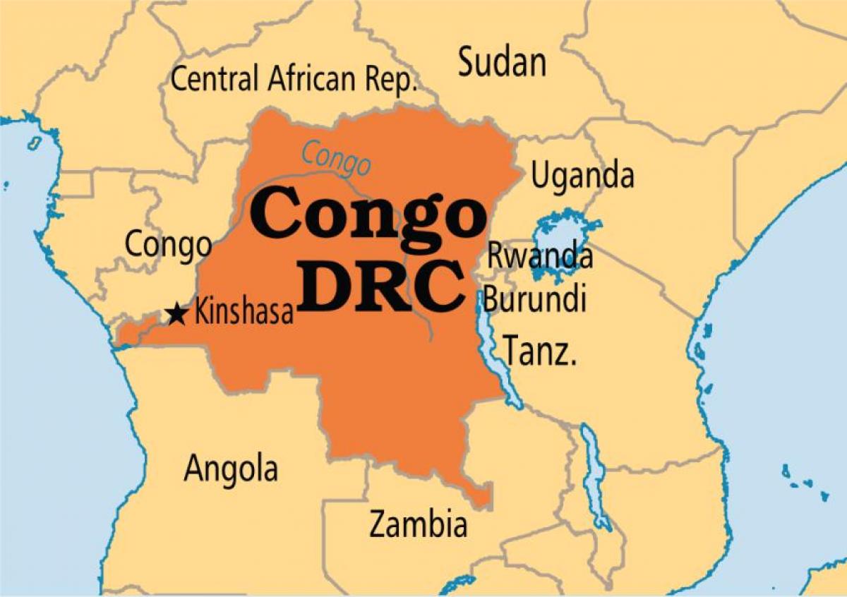 χάρτης της λαϊκής δημοκρατίας του κονγκό