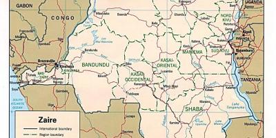 Ζαΐρ αφρική χάρτης